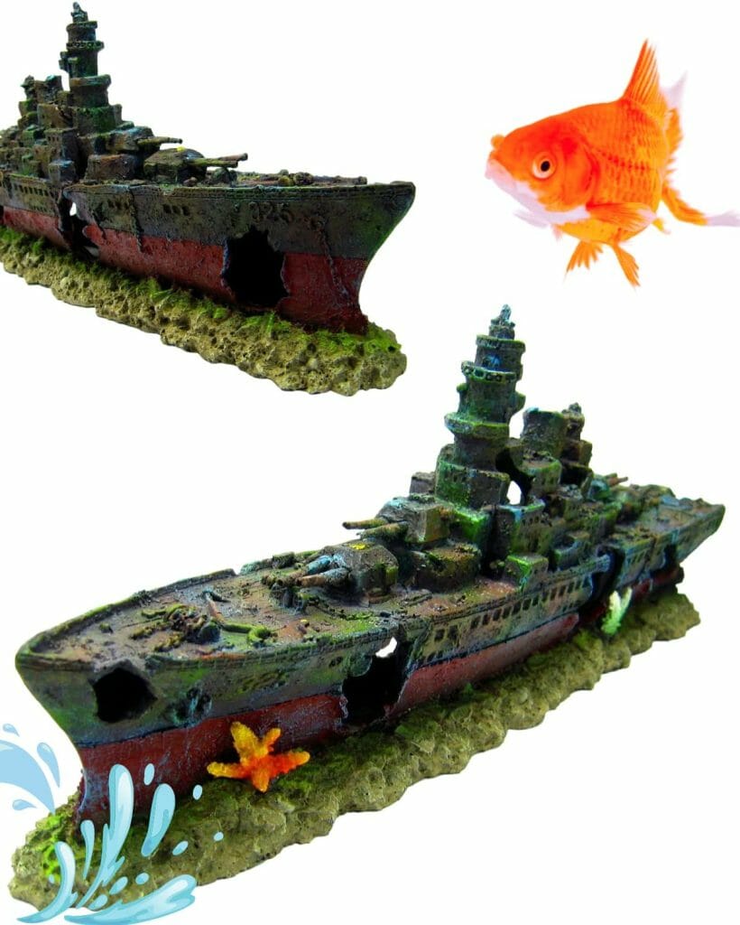 Shipwreck Aquarium Ideas Adding Shipwreck to Upgrade Your Aquarium